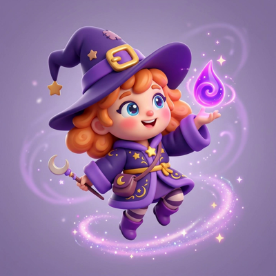 Stylized character and item showcase clips